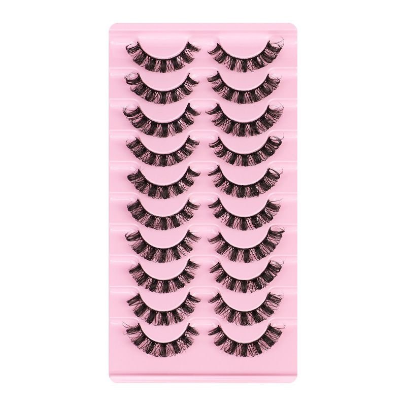 Women Simple Thick Curled Ten Pair False Eyelashes