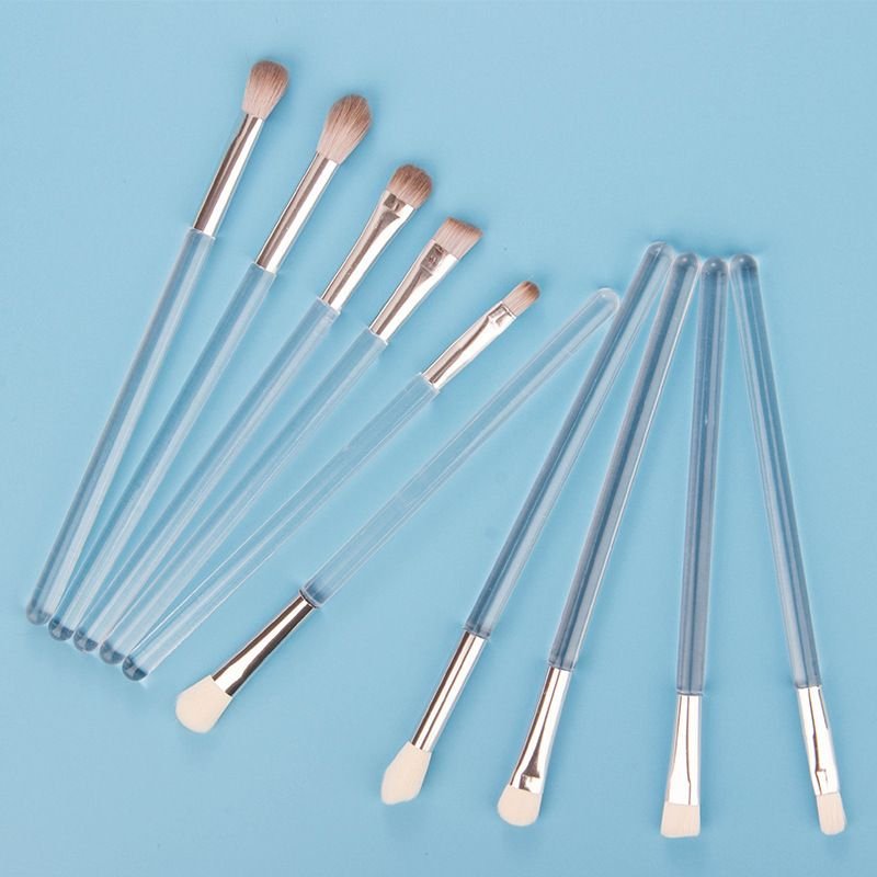 5pcs/set Mini Size Crystal Handle Makeup Brushes Set