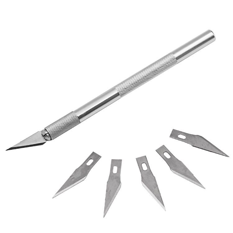 6pcs/set Blades Non-Slip Alloy Knife Hand Tools