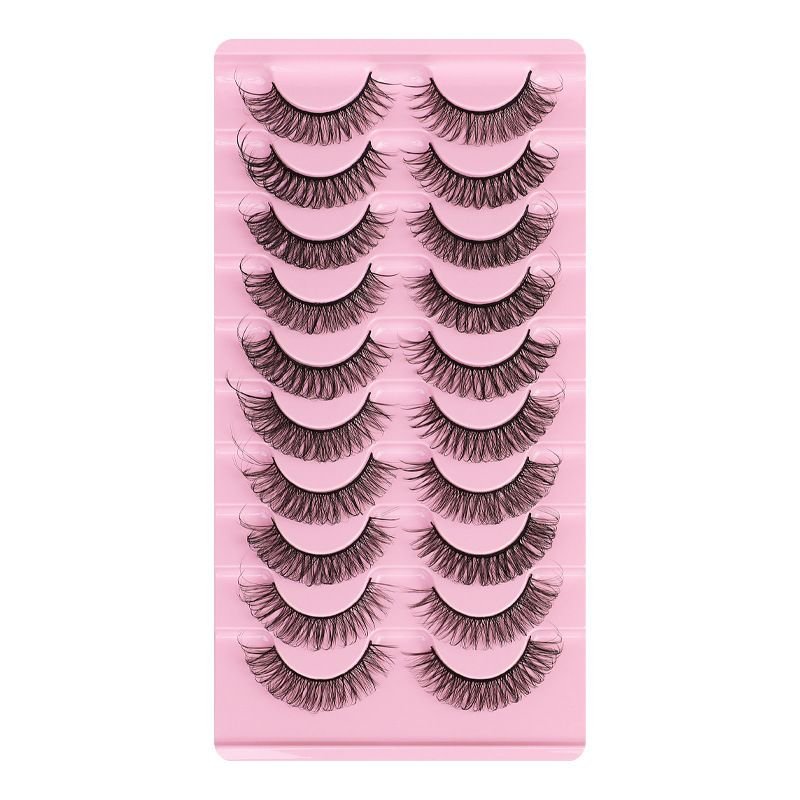 Women Natural Thick Curly Ten Pairs Of False Eyelashes