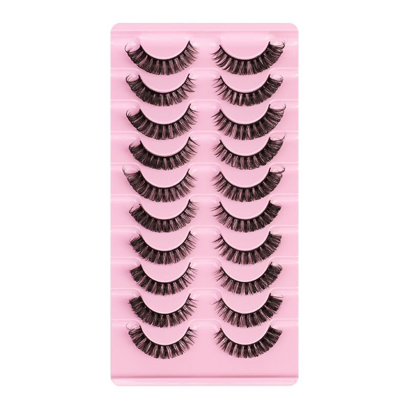 Women Natural Thick Curly Ten Pairs Of False Eyelashes