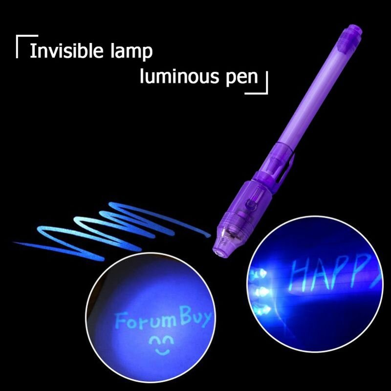 Simple Creative LED Electronic Purple Light Lamp Banknote Invisible Highlighter