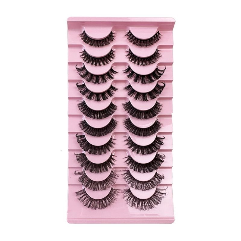 Women Natural Thick Curly Ten Pairs Of False Eyelashes