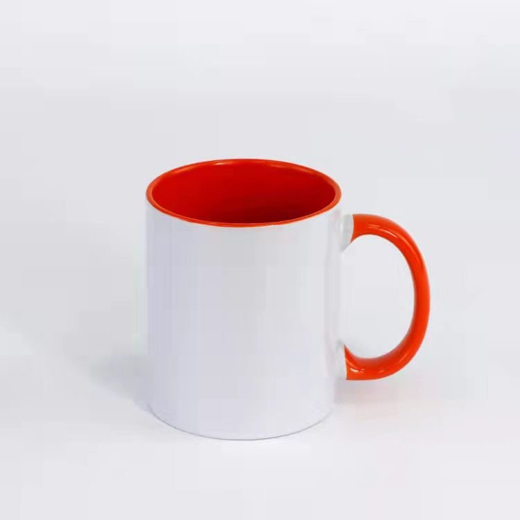 12 oz. Custom Logo Inner Color Glossy Double Color Mug