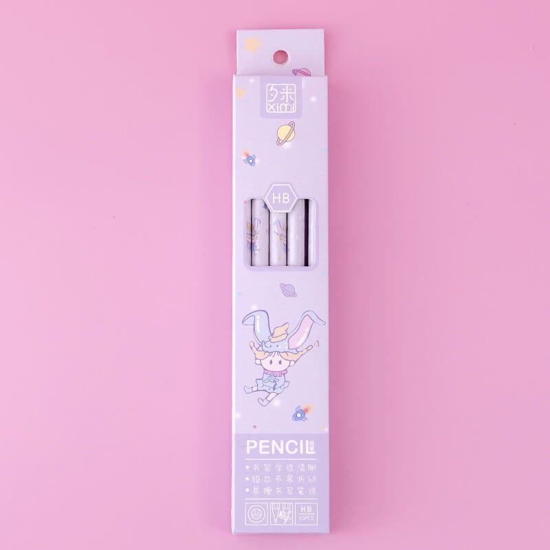 10pcs/box Cute Cartoon Pattern Pencil