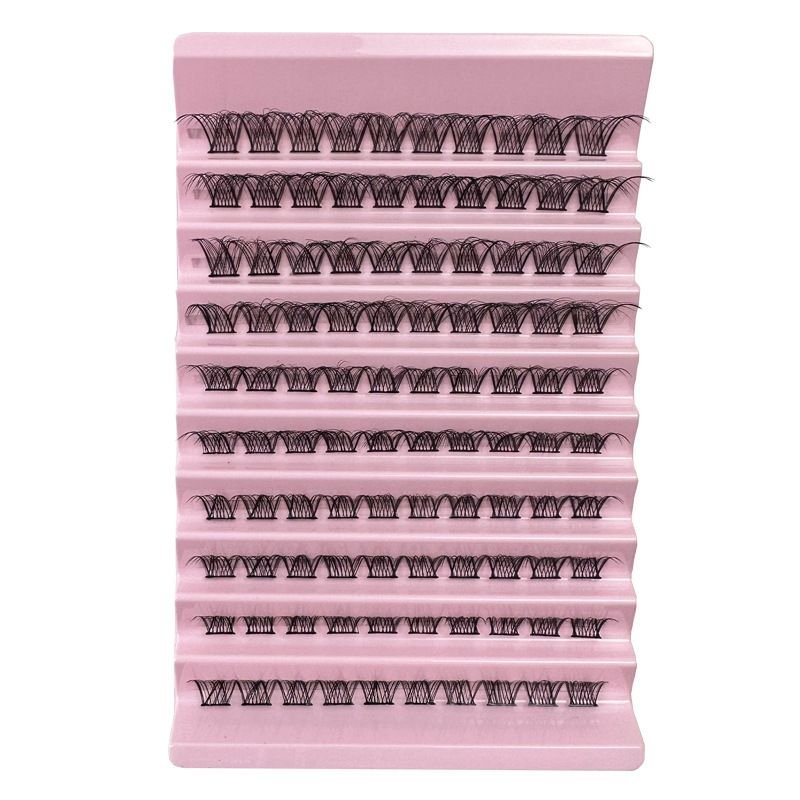 Women Simple 10-Row Mixed Single Cluster Segmented False Eyelashes