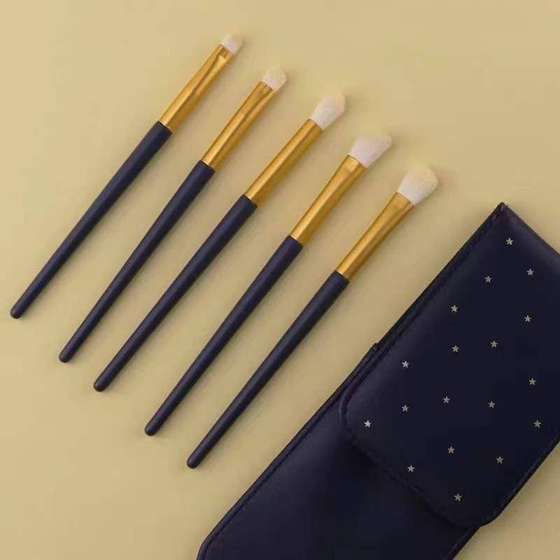 5pcs/set Grape Starry Soft Hair Makeup Brush Tools