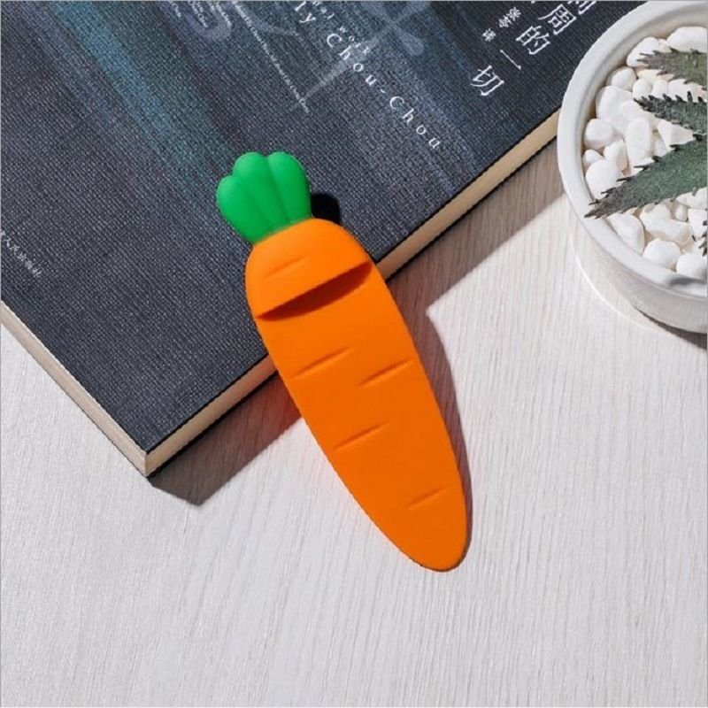 Creative Fun 3D Three-Dimensional Carrot Shape Bookmark Reading Book Pager