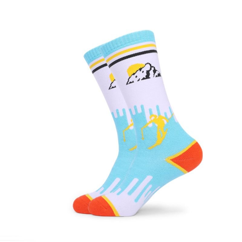 Children Outdoor Sports Thick Sweat-Absorbent Warm Ski Socks