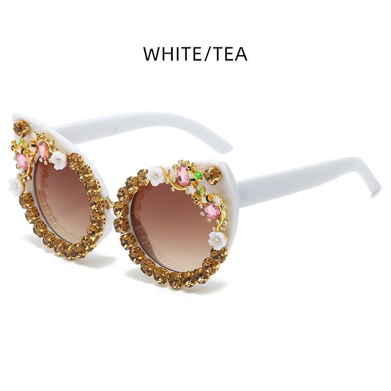 Women Fashion Creative Diamond Eye Sunglasses