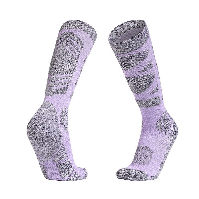 Outdoor Women Thickened Warm Sweat-Absorbing Long Ski Socks