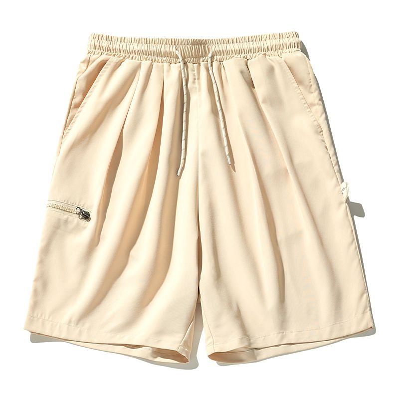 Men Summer Fashion Casual Basic Solid Color Sports Shorts