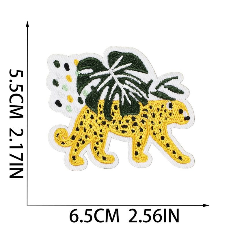 Fashion Cartoon Butterfly Sun Embroidered Cloth Sticker Hot-Melt Adhesive Patch