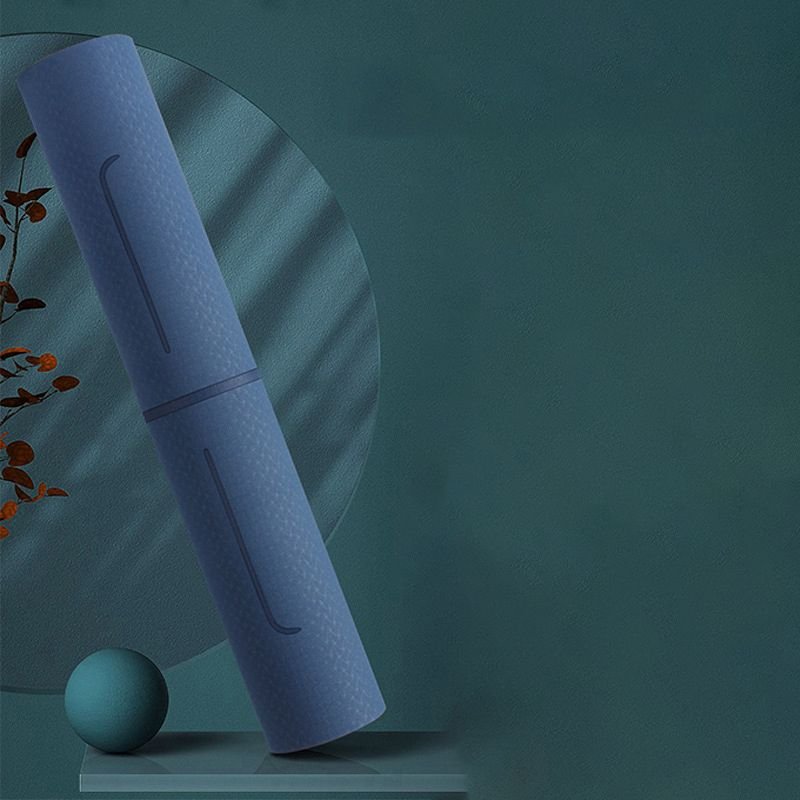 Simple Two-Color TPE Yoga Mat