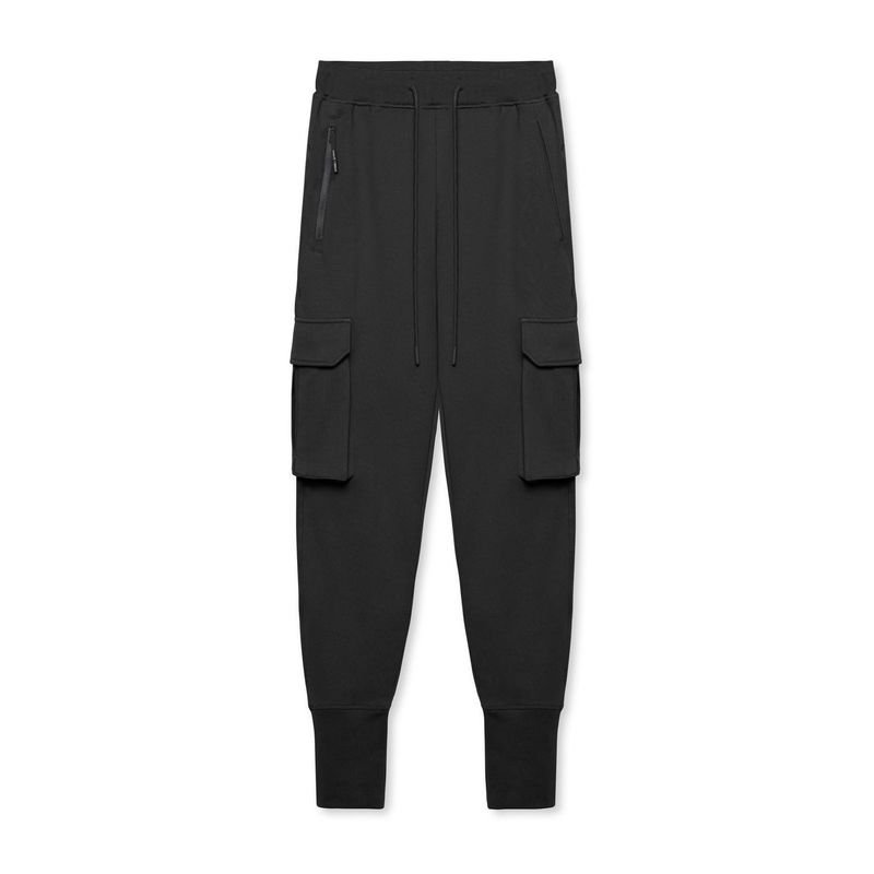 Men Fashion Casual Basic Versatile Solid Color Cargo Jogger Pants