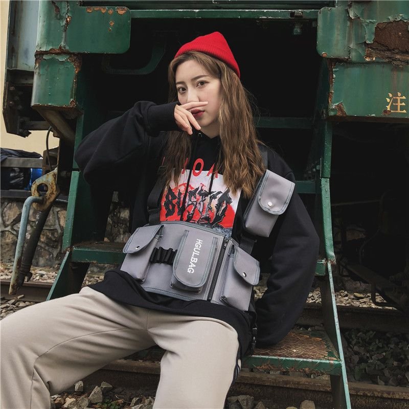 Women Fashion Multifunctional Tactical Functional Chest Bag