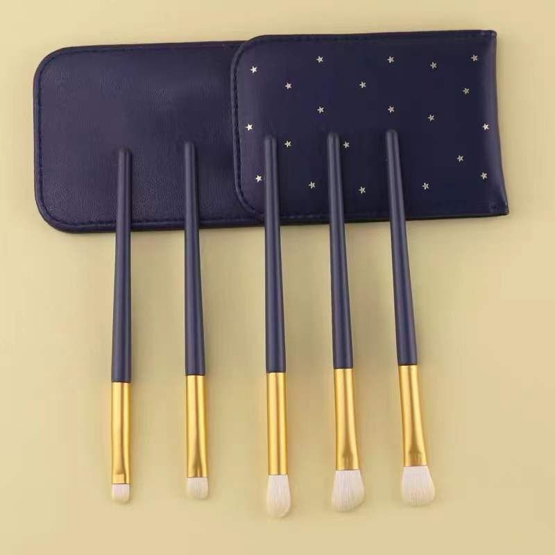 5pcs/set Grape Starry Soft Hair Makeup Brush Tools