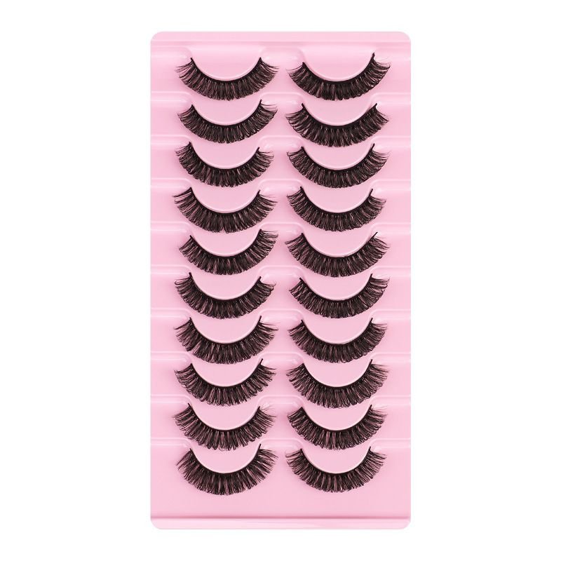 Women Natural Thick Curly Ten Pairs Of False Eyelashes