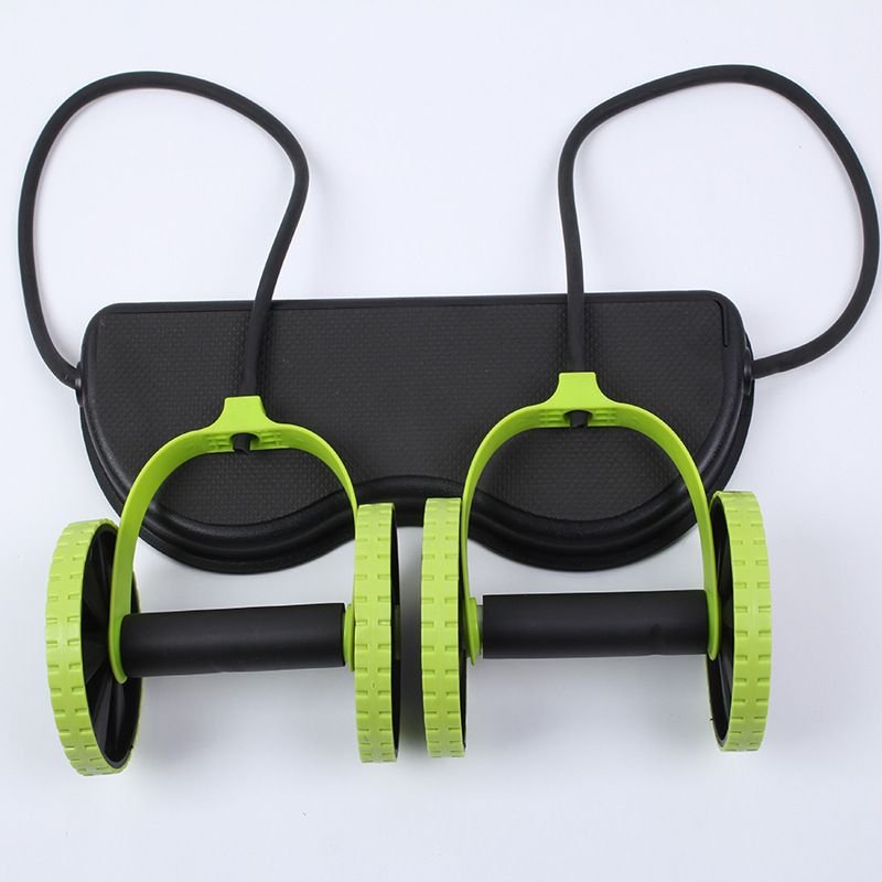 Household Indoor Multifunctional Training Silent Fitness Abdominal Wheel Roller Tension Rope