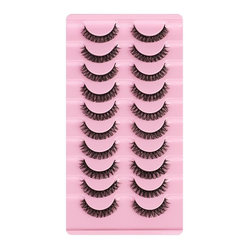 Women Simple Thick Curled Ten Pair False Eyelashes