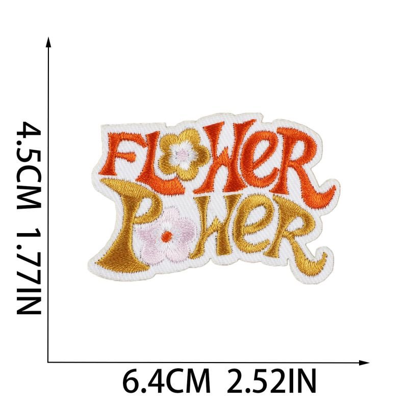 Fashion Cartoon Butterfly Sun Embroidered Cloth Sticker Hot-Melt Adhesive Patch