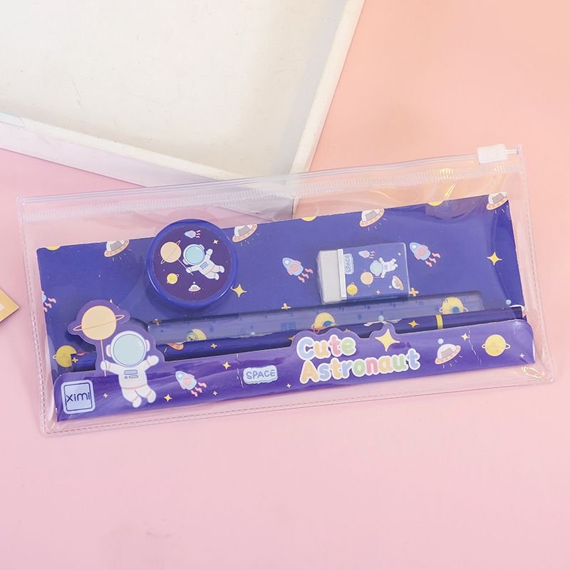 Cartoon Stationery Case Pencil Case Student Stationery Set