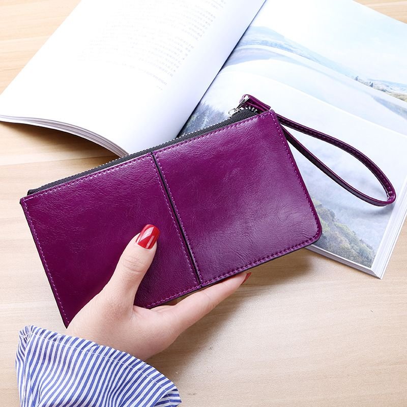 Women Fashion Multi-Function Multi-Card Zipper Long Purses