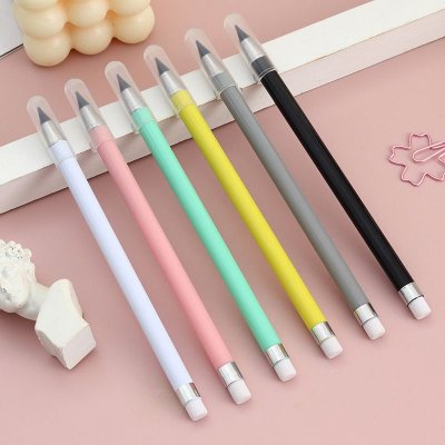 Inkless Eternal Pencil Unlimited Writing No Ink HB Pencil Sketch Painting Tool Stationery