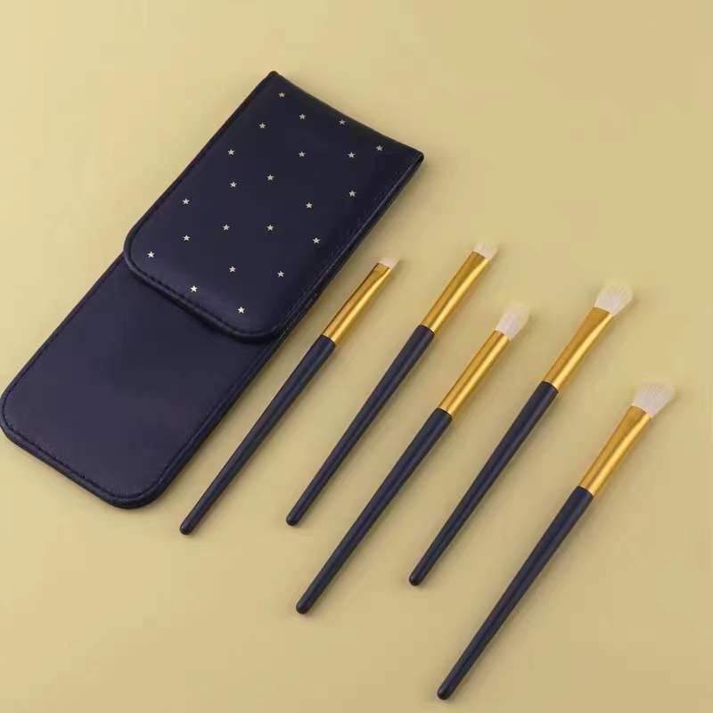 5pcs/set Grape Starry Soft Hair Makeup Brush Tools