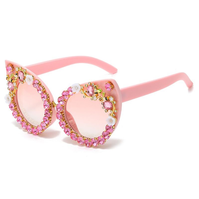 Women Fashion Creative Diamond Eye Sunglasses