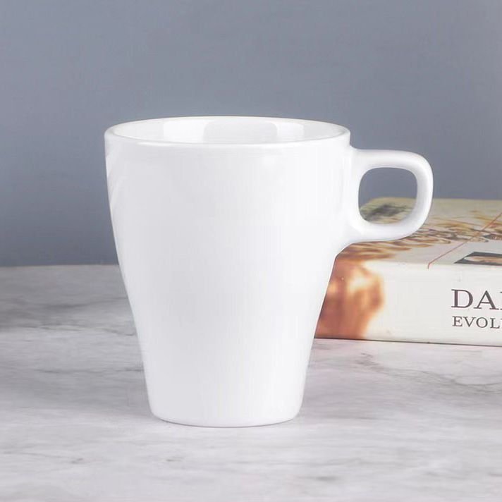 White Ceramic Mug Custom Logo Print