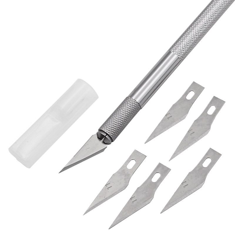 6pcs/set Blades Non-Slip Alloy Knife Hand Tools