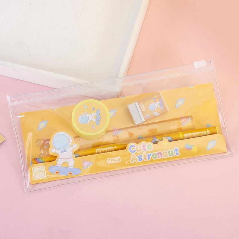 Cartoon Stationery Case Pencil Case Student Stationery Set