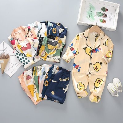 Kids Fashion Long-sleeves Tops And Pants Set