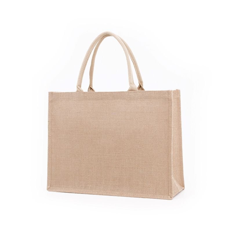 Custom Logo Multicolor Blank Linen Tote Bag