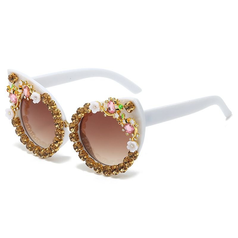 Women Fashion Creative Diamond Eye Sunglasses