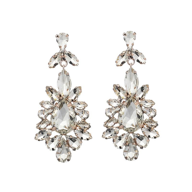 Exaggerated Fashion Rhinestone Alloy Earrings