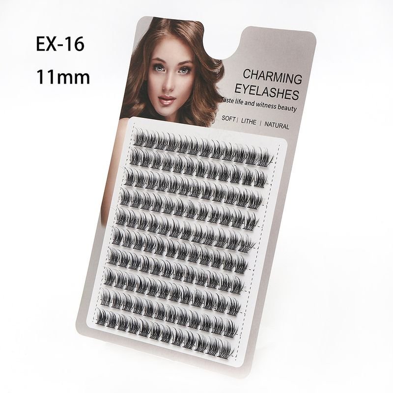 Women Natural Curly Single Cluster False Eyelashes