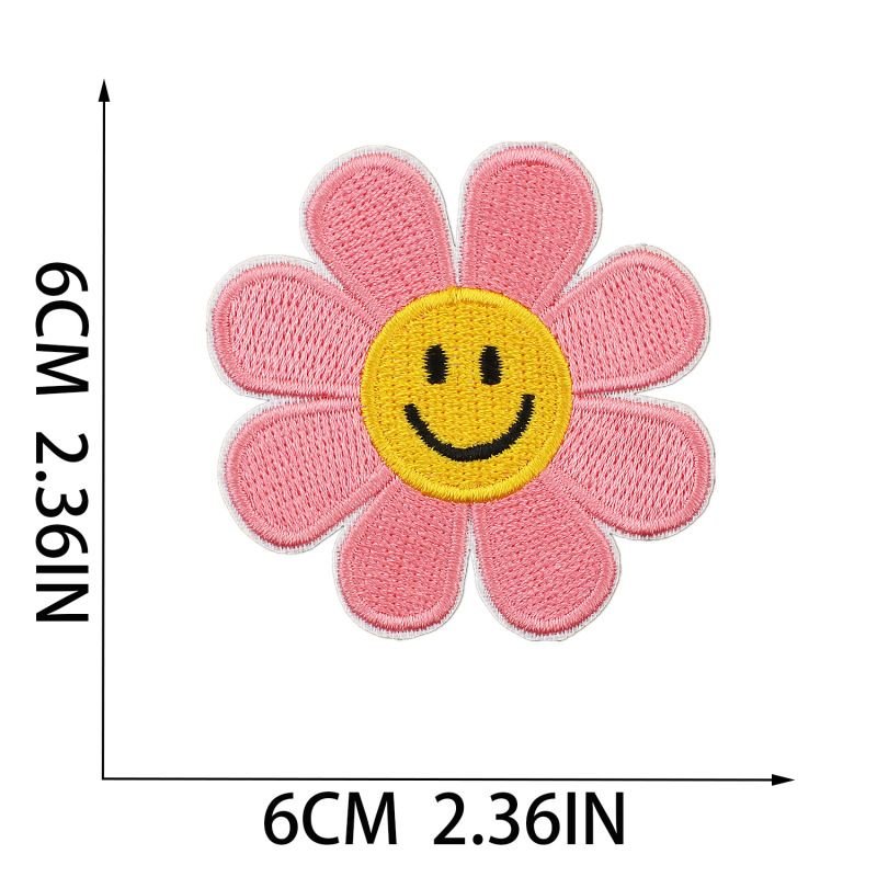 Fashion Butterfly Car Embroidered Cloth Sticker Hot-Melt Adhesive Patch