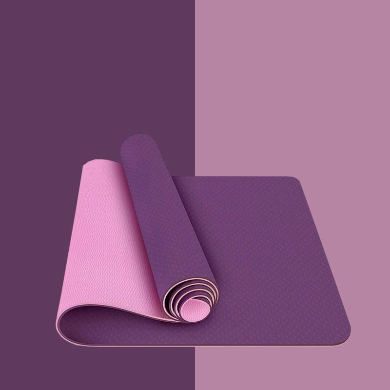 Simple Two-Color TPE Yoga Mat