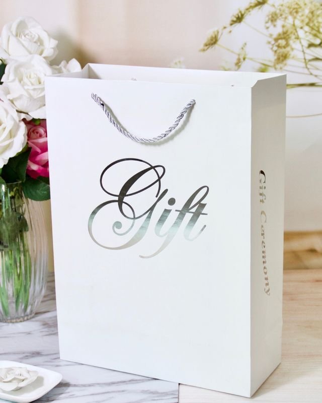 Simple Letter Print Birthday Gift Bag