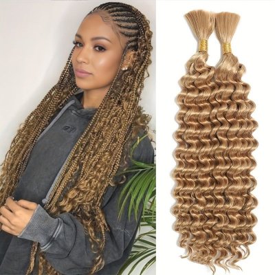 Women Fashion Long Curly Hair Wig Braid