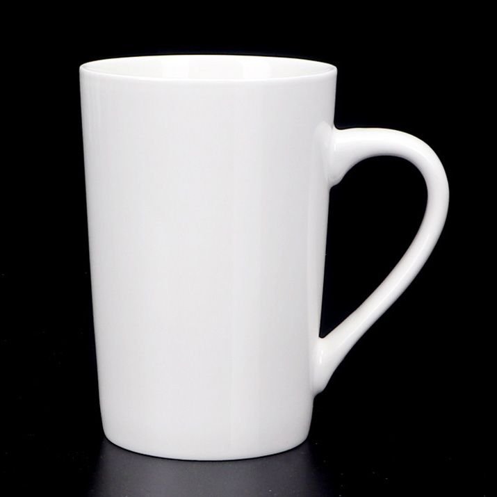 White Ceramic Mug Custom Logo Print