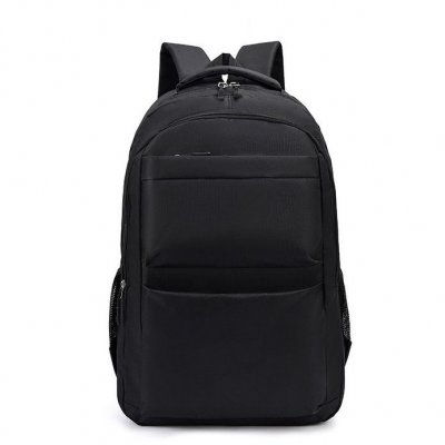 Simple Casual Solid Color Large Capacity Backpack