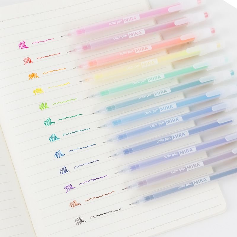 Creative Cute Jelly Multicolor Notebook Stationery Gel Pen