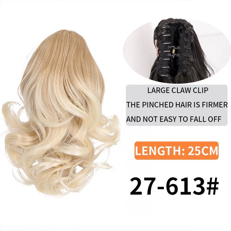Women Long Curly Hair Ponytail Natural Simulation Ponytail Hair Claw Hair Extension