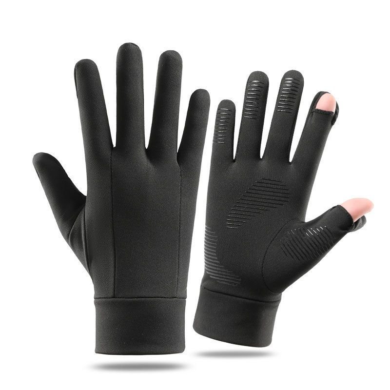 Outdoor Riding Warm Non-Slip Waterproof Flip Finger Touch Screen Ski Sports Gloves