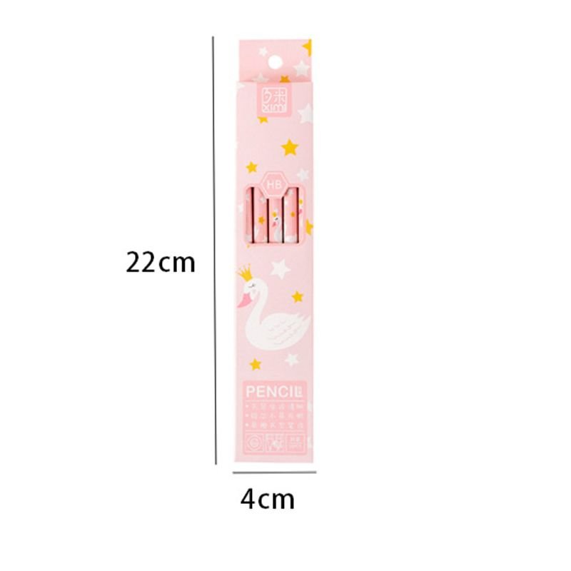 10pcs/box HB Cute Cartoon Pattern Pencils