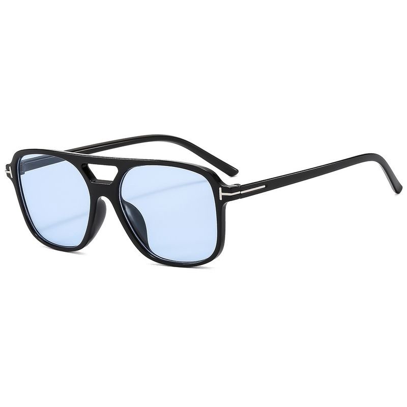 Women Fashion T-Shaped Double Beam Sunglasses