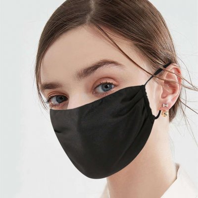 Double-Layer Silk Breathable Washable Natural Mulberry Silk Thin Sunscreen Mask